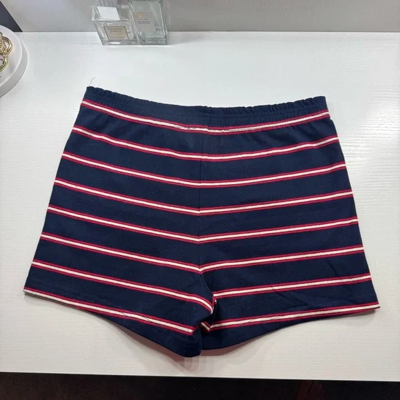 Parke Women’s Cotton Mini Short - Size S - Navy Stripe - Brand New - Picture 2 of 3